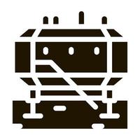 illustration du symbole vecteur icône station polaire