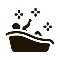 illustration de symbole vecteur icône bain enfant