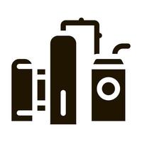 illustration vectorielle de l'icône de la station d'approvisionnement en gaz vecteur