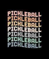 pickleball illustration vecteur tshirt desgn