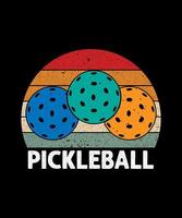 pickleball illustration vecteur tshirt desgn