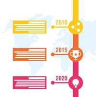 bannière infographique entreprise et entreprise vecteur