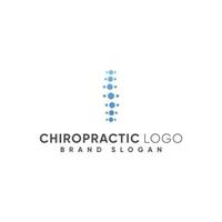 logo chiropratique avec vecteur premium design moderne