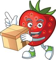 vecteur de fruits aux fraises
