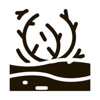 illustration de glyphe vectoriel icône tumbleweed