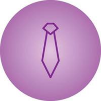 icône de ligne vecteur belle cravate