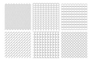 ensemble de motifs avec fond d'écran blanc pour votre conception, illustration vectorielle. vecteur