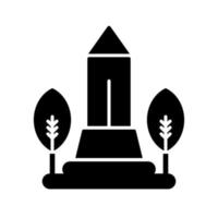 icône de vecteur de monument