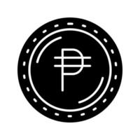 icône de vecteur de devise philippine