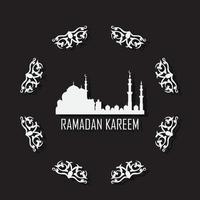 vecteurs de ramadan kareem vecteur