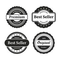 collection de badges vectoriels premium vecteur