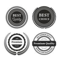 collection de badges vectoriels premium vecteur