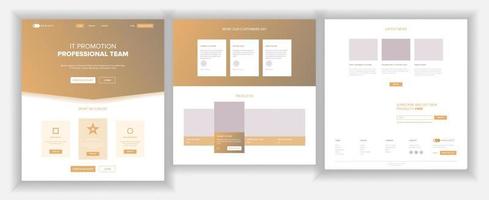 vecteur de conception de page Web principal. écran d'entreprise du site Web. modèle d'atterrissage. idée d'innovation. dispositif d'ingénieur. l'argent paie. organisation du flux de travail. illustration