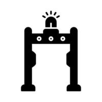 icône de vecteur de détecteur de métaux