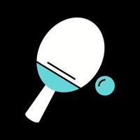 icône de vecteur de tennis de table