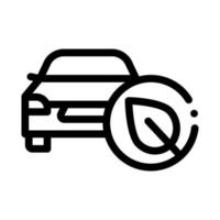 illustration vectorielle d'icône de voiture électro eco vecteur