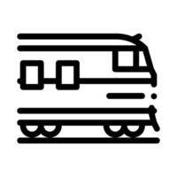 illustration vectorielle de l'icône du train électrique de banlieue vecteur