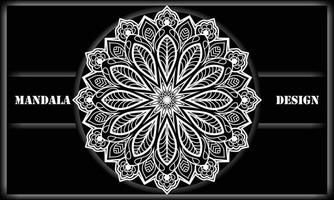 conception cachemire. conception de livre de coloriage. conception de motifs de mandala. vecteur