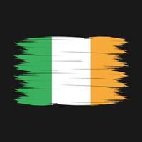 vecteur de brosse drapeau irlande