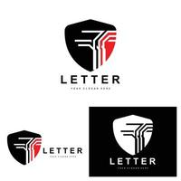 logo de lettre t, vecteur de style lettre moderne, conception adaptée aux marques de produits avec lettre t