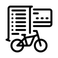 illustration vectorielle de l'icône des services de vélo de paiement par carte vecteur