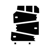 illustration vectorielle d'icône de glyphe de meubles non standard vecteur
