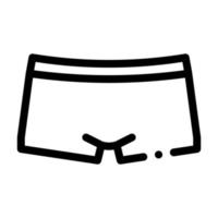 illustration de contour vectoriel icône pantalon sportif