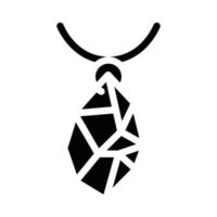 fabrication de bijoux glyphe icône illustration vectorielle vecteur