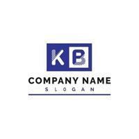 création de logo de lettre kb vecteur