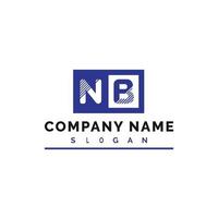 création de logo lettre nb vecteur