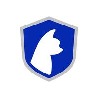 logo de garde d'animaux de compagnie vecteur