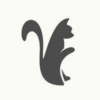 logo d'animaux mignons vecteur