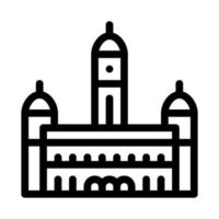 palais du sultan abdul - illustration vectorielle de l'icône samad vecteur