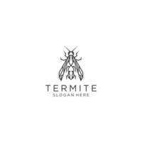 icône du logo des termites. illustration vectorielle vecteur