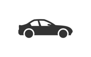 logo d'icône de voiture pour le vecteur de modèle avec la couleur noire.