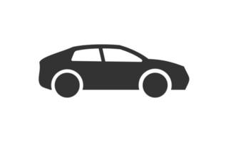 logo d'icône de voiture pour le vecteur de modèle avec la couleur noire.