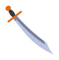 ancienne épée à lame tranchante, arme de combat vecteur