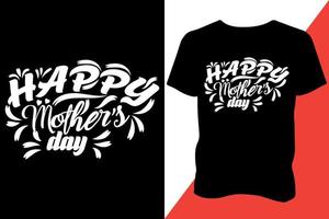 conception de t-shirt prêt à imprimer pour la fête des mères vecteur
