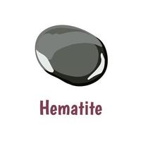 icône d'hématite en style cartoon vecteur