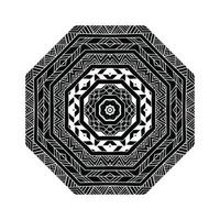 mandala ethnique floral. vecteur