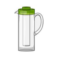 bouteille d'eau pichet illustration vectorielle de dessin animé vecteur