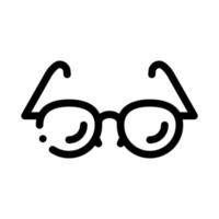 lunettes pour une bonne vision icône vecteur ligne mince