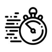 illustration vectorielle de l'icône du chronomètre vecteur