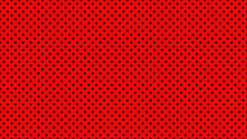 pois noirs sur fond rouge vecteur