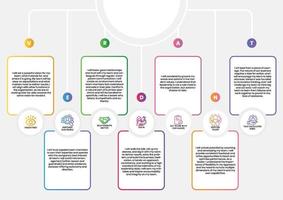 modèle de conception de table de principes de leader modifiable vecteur eps