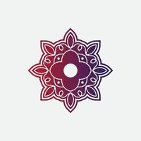 modèle d'élément de logo de mandala, adapté aux logos de spa, de yoga, de méditation et de spiritualité au format vectoriel eps.