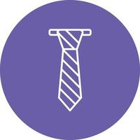 icône de fond de cercle de ligne de cravate vecteur