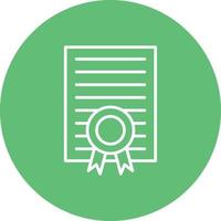 icône de fond de cercle de ligne de documents juridiques vecteur