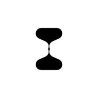 icône de montre de sable. symbole de fond d'affiche de magasin d'antiquités de style simple. élément de conception de logo de marque de montre de sable. impression de t-shirt de montre de sable. vecteur pour autocollant.