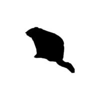 icône de castor. style simple zoo nature voyage grande vente affiche symbole de fond. élément de conception de logo de marque de castor. impression de t-shirt castor. vecteur pour autocollant.